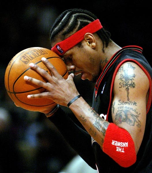 Allen Iverson – tetování