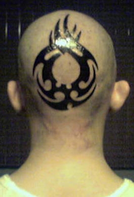 Motiv tetování na hlavu 13