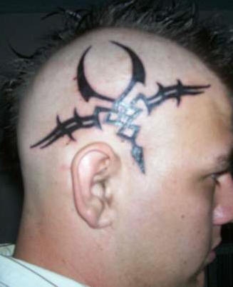 Motiv tetování na hlavu 14