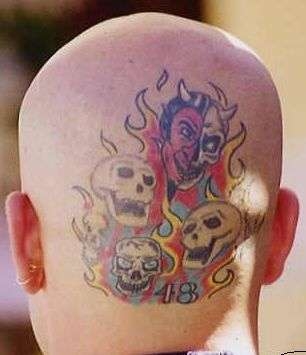 Motiv tetování na hlavu 16