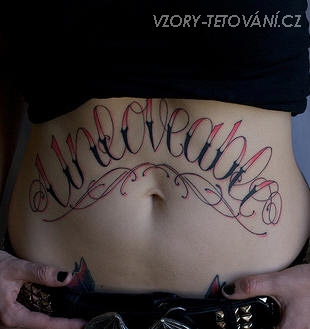 Motiv tetování na břicho 1