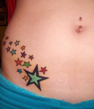 Motiv tetování na břicho 9