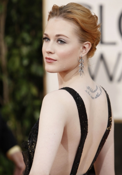 Evan Rachel Wood – tetování
