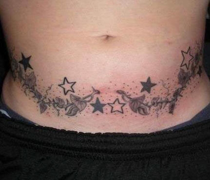 Motiv tetování na břicho 14