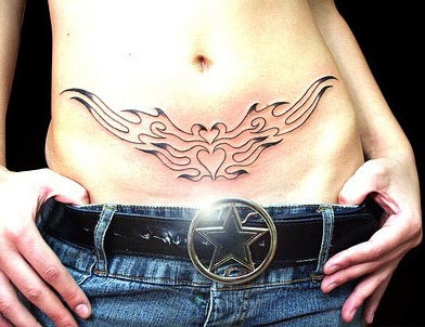 Motiv tetování na břicho 19