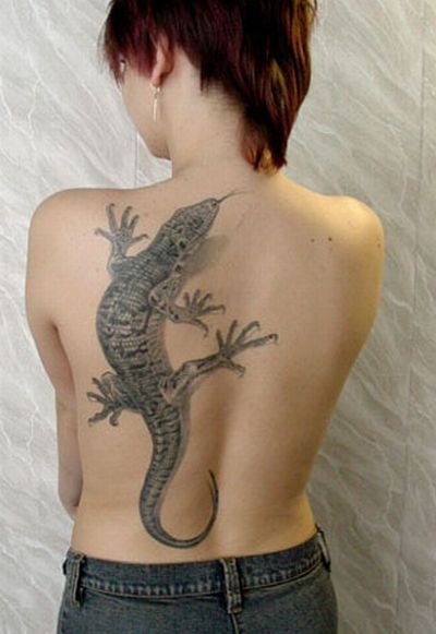 Tetování na horní záda 31 (3D)