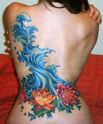 Tetování na spodní záda 36