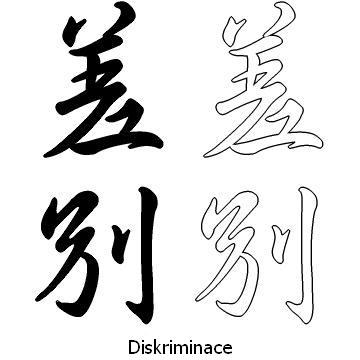 Kanji tetování – diskriminace