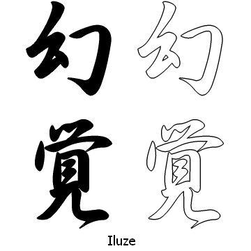 Kanji tetování – iluze