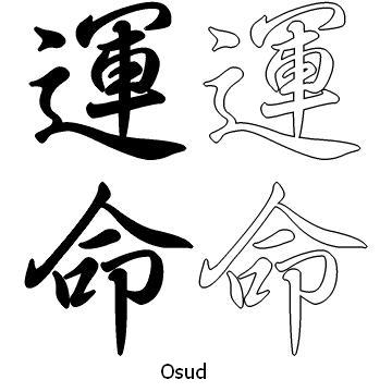 Kanji tetování – osud