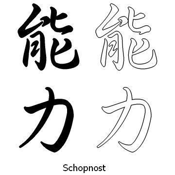 Kanji tetování – schopnost