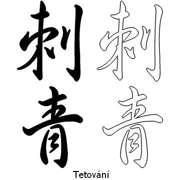 Kanji tetování – tetování