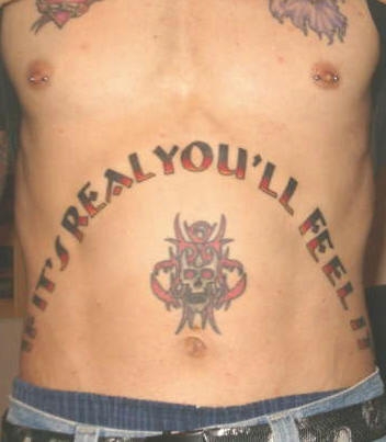 Motiv tetování na břicho 28