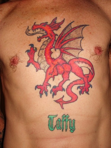 Motiv tetování na hruď 33