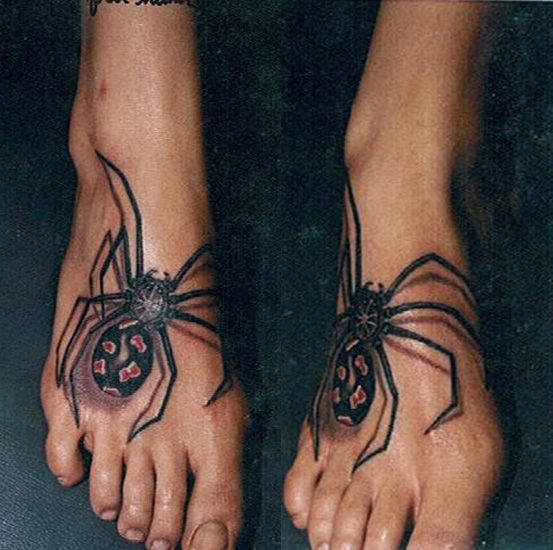 Motiv tetování na nárt 18