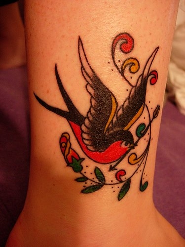 Motiv tetování na kotník 13