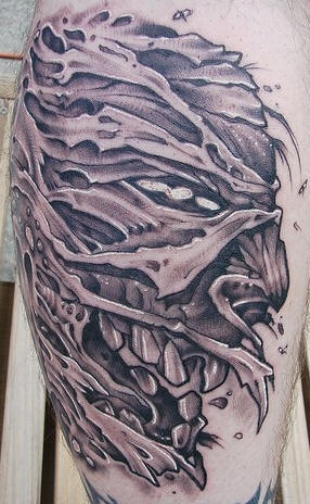 Motiv tetování na rameno 51 (3D tetování)