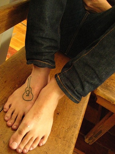 Motiv tetování na nárt 32