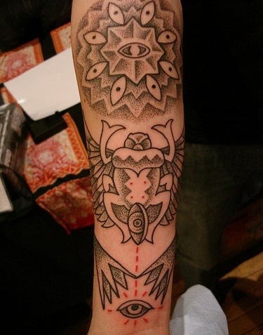 Motiv tetování na předloktí 44