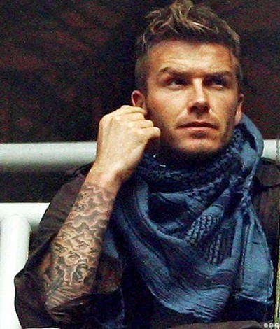 Motiv tetování na předloktí 47 – David Beckham