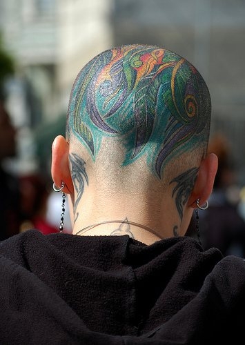 Motiv tetování na hlavu 32