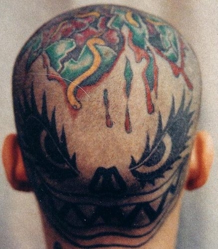 Motiv tetování na hlavu 36