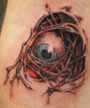 3D motiv tetování 14 – vzor oko