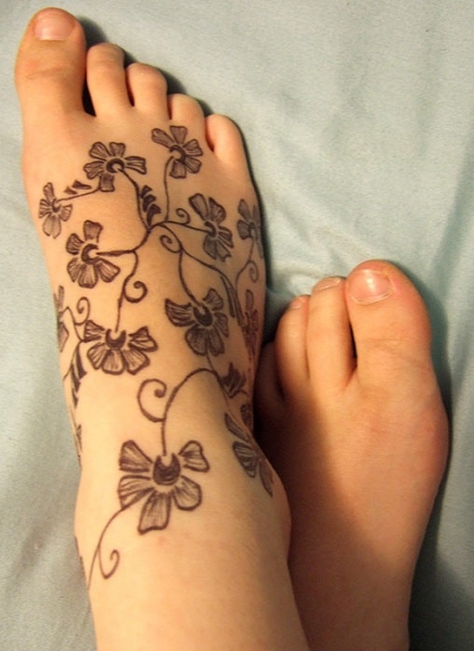 Tetování na nárt 41